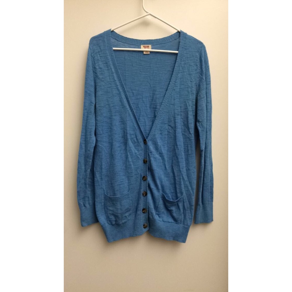 COPY - Baby blue casual cardigan.